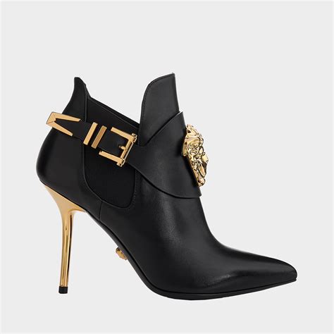 versace palazzo high heel booties price